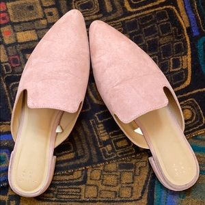 Cute Pastel Pink Mules